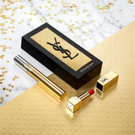 set rossetto ysl piu mascara